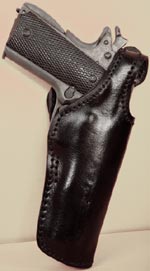 Leather pistol holster 0.45 1911
