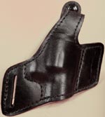 Leather revolver holster