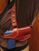 Leather shoulder holster 